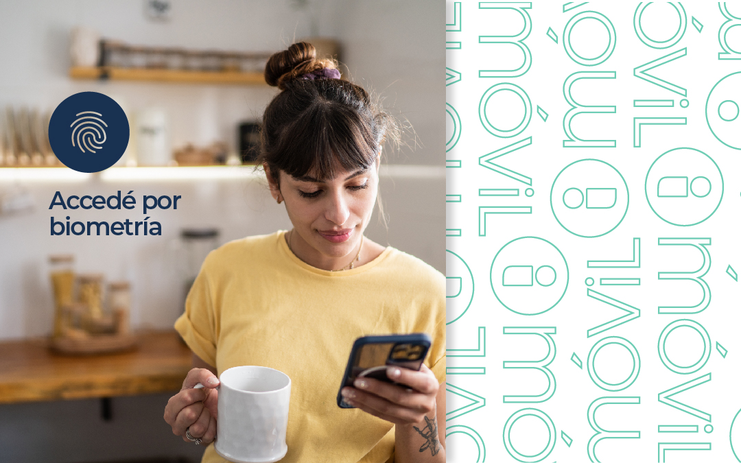 Accedé por biometría - iMóvil 3.0 de Banco Bica y la Mutual del Club Atlético Pilar