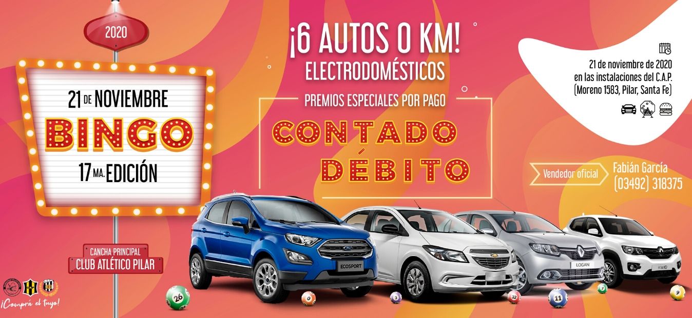 Bingo 2020 - Mutual del Club Atlético Pilar