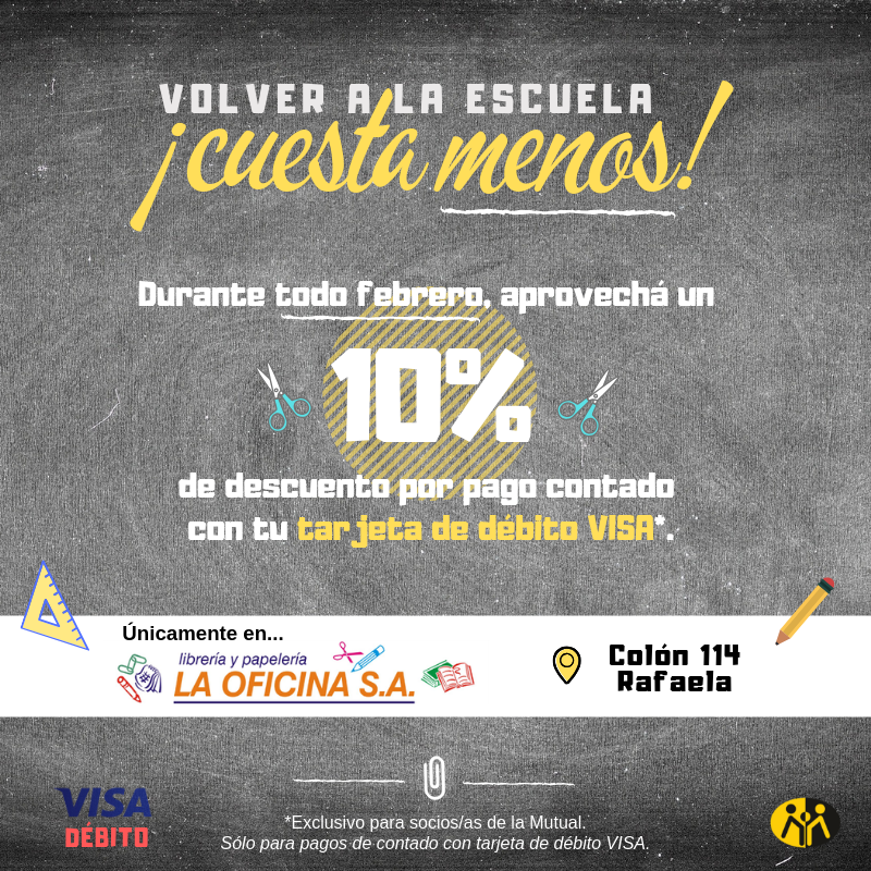 Promoción del 10% de descuento en La Oficina