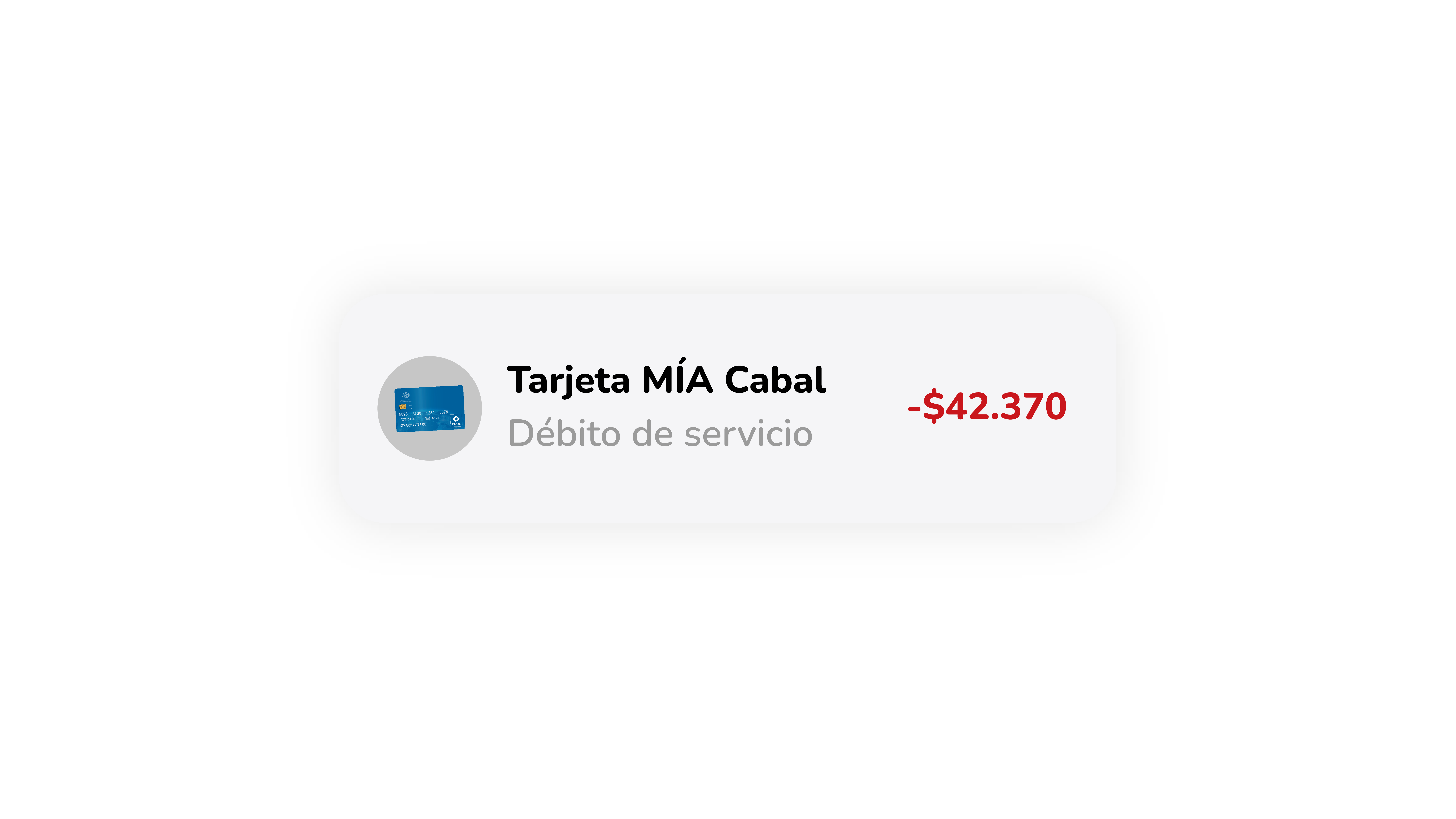 Débito automático de tarjeta de crédito MÍA Cabal suma PUNTOS en el programa exclusivo de la Mutual del Club Atlético Pilar