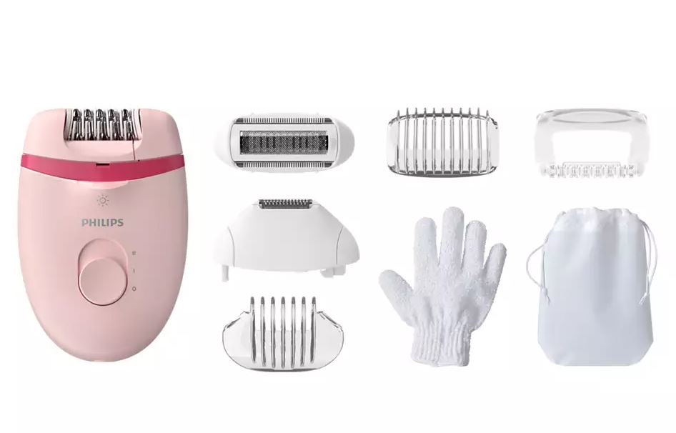 Depiladora Philips Essential BRE285_2 Detalles - Proveeduría de la Mutual del Club Atlético Pilar
