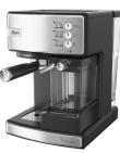 Cafetera expresso Oster Primalatte EM6603SS_OSBVSTEM6603S_Con taza de cappuccino - Proveeduría de la Mutual del Club Atlético Pilar