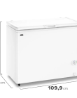 Freezer Horizontal Gafa Blanco Inverter 280lts FGHI300B-L - Proveeduria de la Mutual del Club Atletico Pilar