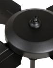 Ventilador de Techo Severbon Microtexturado Negro sin Luz 4 Palas - Proveeduria de la Mutual del Club Atletico Pilar