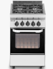 Cocina Semi Industrial Usman Compact 4 Hornallas 52 CM - Proveeduria de la Mutual del Club Atletico Pilar