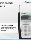 Radio Portatil Suono AM-FM AYV0118 - Proveeduria de la Mutual del Club Atletico Pilar