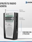 Radio Portatil Suono AM-FM AYV0118 - Proveeduria de la Mutual del Club Atletico Pilar