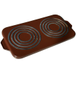 Grill Doble Doña Tina 29 X 25 CM Marron 4004 - Proveeduria de la Mutual del Club Atletico Pilar