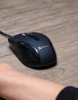 Mouse Optico Klip Xtreme Galet-Ambidiestro-KMO 120BK - Proveeduria de la Mutual del Club Atletico Pilar