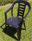 Silla Garden Negra VOSS 2000 - Proveeduria de la Mutual del Club Atletico Pilar