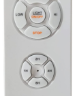 Ventilador de Techo 4 Palas de Acero Blanco Fusion Luz Led - Proveeduria de la Mutual del Club Atletico Pilar
