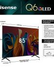 TV Hisense 85 Smart QLED 85Q6N Google - Proveeduria de la Mutual del Club Atletico Pilar