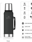 Termo Stanley 950ML Negro 10-11494-002 - Proveeduria de la Mutual del Club Atletico Pilar