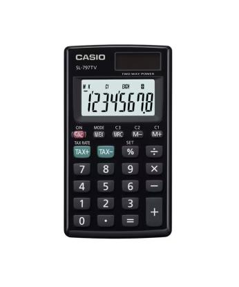 Calculadora Casio portátil SL-797TV-BK [024858]