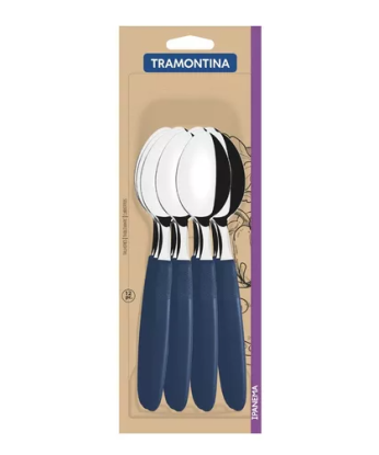 Juego de Cuchara Tramontina Mango de Plastico 12 Unidades 23363/910 [055125-C]