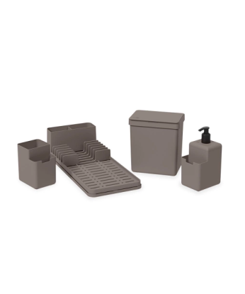 Kit Organize Su Pia 4 Piezas Warm Gray - Proveeduria de la Mutual del Club Atletico Pilar