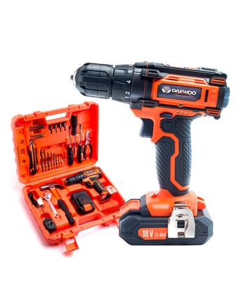 Taladro Percutor Daewoo Inalambrico con Accesorios DACD1800V2 - Proveeduria de la Mutual del Club Atletico Pilar
