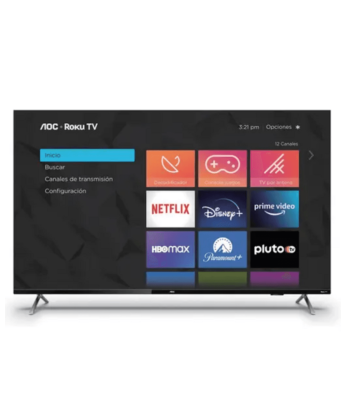 TV AOC 50 Smart 4K UHD 50U6125-77 - Proveeduria de la Mutual del Club Atletico Pilar