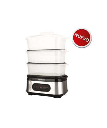 Vaporera Peabody ST 1000IX 950W 3 Bandejas - Proveeduria de la Mutual del Club Atletico Pilar