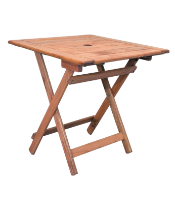 Mesa de Madera Cuadrada Plegable Descansar - Proveeduria de la Mutual del Club Atletico Pilar