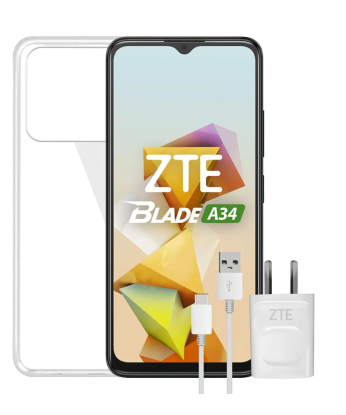 Celular ZTE A34 4 + 64 GB  [026209]