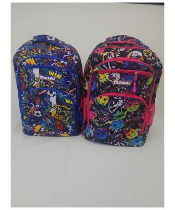 Mochila Escolar Durable 3 Cierres [23-001]