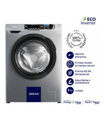 Lavarropas Drean Gris 8KGS 1400RPM [LFDR0814SG]