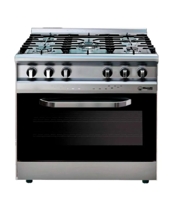 Cocina Morelli Kuma Puerta de Vidrio 5 Hornallas 82CM Modelo 18069 [026968]