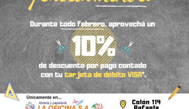 Promoción de descuento para La Oficina (Rafaela)