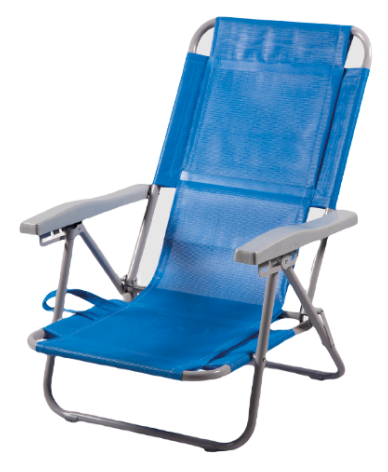 Sillón playero de posiciones Hilgert 0305 - Proveeduría de la Mutual del Club Atlético Pilar