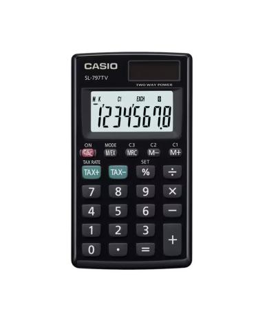 Calculadora Casio SL-797TV BK - Proveeduría de la Mutual del Club Atlético Pilar