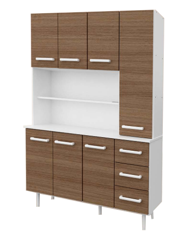 Aparador de Cocina Pasquali BLANCO-MEZZO 120 - Proveeduria de la Mutual del Club Atletico Pilar