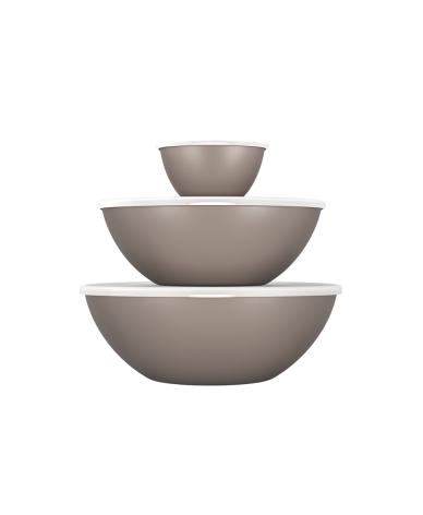 Juego De Contenedores De Plastico ( 250 Ml, 2,5L, 3,5L) Essential Warm Gray - Proveeduria de la Mutual del Club Atletico Pilar