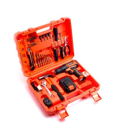 Taladro Percutor Daewoo Inalambrico con Accesorios DACD1800V2 - Proveeduria de la Mutual del Club Atletico Pilar