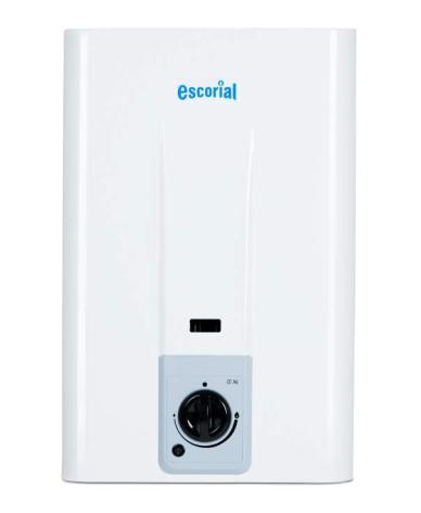 Calefon Escorial CE-14 LTS Gas Natural Blanco - Proveeduria de la Mutual del Club Atletico Pilar