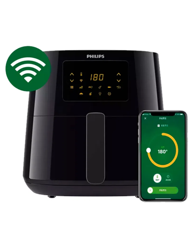 Freidora de Aire Philips HD9280-90 Connected 6,2 L 1,2 KGS 2000W - Proveeduria de la Mutual del Club Atletico Pilar