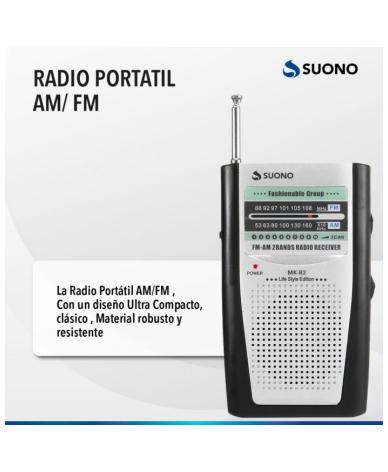 Radio Portatil Suono AM-FM AYV0118 - Proveeduria de la Mutual del Club Atletico Pilar