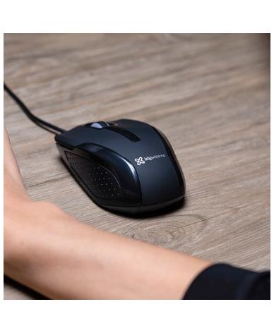 Mouse Optico Klip Xtreme Galet-Ambidiestro-KMO 120BK - Proveeduria de la Mutual del Club Atletico Pilar