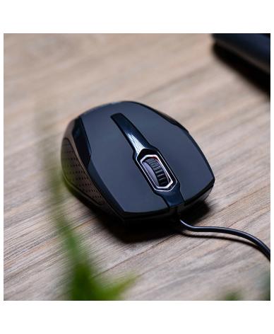 Mouse Optico Klip Xtreme Galet-Ambidiestro-KMO 120BK - Proveeduria de la Mutual del Club Atletico Pilar