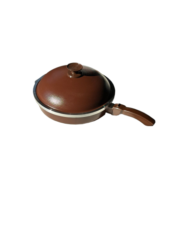 Sarten Doña Tina con Tapa D-28 CM Marron 301 - Proveeduria de la Mutual del Club Atletico Pilar