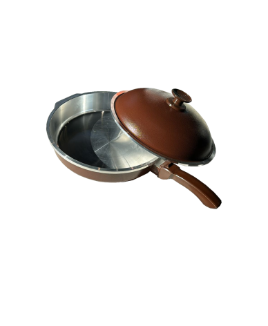 Sarten Doña Tina con Tapa D-28 CM Marron 301 - Proveeduria de la Mutual del Club Atletico Pilar