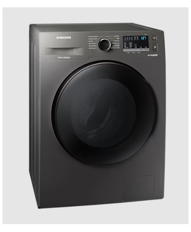 Lavarropas Samsung 7 KGS 1400RPM Inverter Con Ecobubble WW70AA46BX Silver - Proveeduria de la Mutual del Club Atletico Pilar