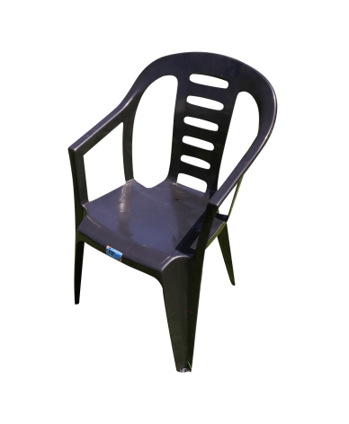 Silla Garden Negra VOSS 2000 - Proveeduria de la Mutual del Club Atletico Pilar
