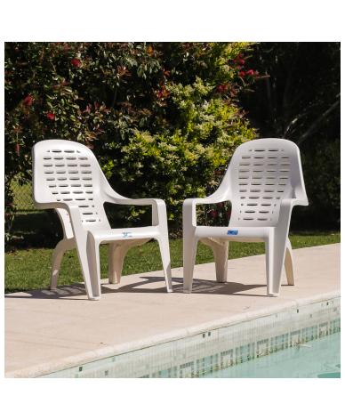 Sillon Beach Blanco VOSS 2000 - Proveeduria de la Mutual del Club Atletico Pilar