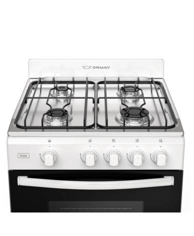 Cocina Ormay Inox Blanca - Proveeduria de la Mutual del Club Atletico Pilar