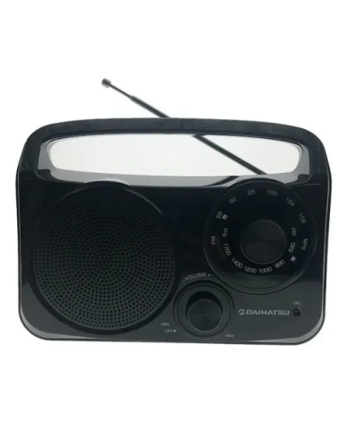 Radio Portatil Daihatsu AM-FM D-RP400-WE a Pila O 220V - Proveeduria de la Mutual del Club Atletico Pilar