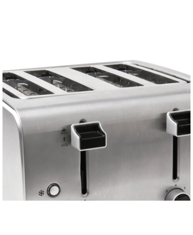 Tostadora Peabody Inox 4 Panes PE-T8520 - Proveeduria de la Mutual del Club Atletico Pilar