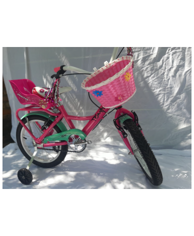 Bicicleta Dama Full Rodado 16 Con Estabilizador y Portamuñecas - Proveeduria de la Mutual del Club Atletico Pilar