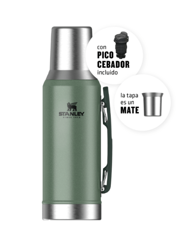 Termo Stanley Mate 1.2 LTS Verde - Proveeduria de la Mutual del Club Atletico Pilar